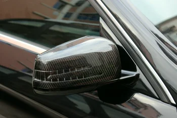 A fibra de carbono Substituição de tampas de Espelho de Vista Traseira tampa para a Mercedes Benz A B C E CLA CLS ABL GLC Classe W204 W212 W117 W176 W218