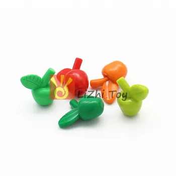MOC Tijolo 33051 Apple Frutas DIY Iluminar Blocos de Construção de Brinquedos Educativos Compatíveis com Monta Partículas