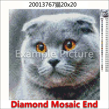 5D Completo a Praça do Diamante pintura, bordados em ponto Cruz da menina dos desenhos animados do rato gato urso flor DIY Rodada da Broca Desenho mosaico L179