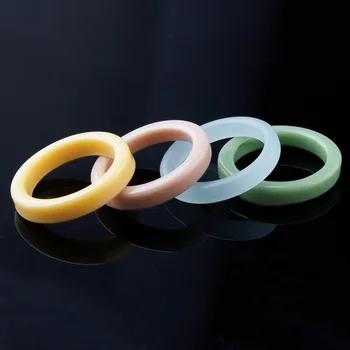 Nova Moda Colorida Resina Transparente Anel Geométricas Rodada Strass Acrílico Anéis Para As Mulheres Coreano Delicada Jóia De Menina De Presente