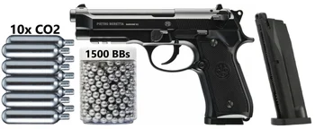 Umarex Beretta M92 A1 - Completo-Automático o tiro saiu pela culatra .177 CO2 espingarda Pistola de Ar - 310 FPS Parede de estanho sinal de Parede do poster