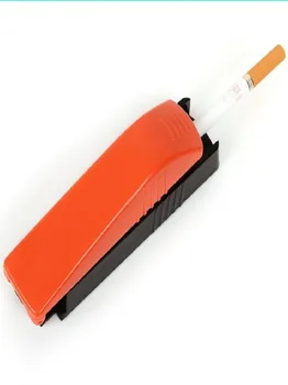 Portátil Único-tubo Manual de Cigarro de Tabaco Injetor de Máquina de Laminação de Push-pull Titular do Cigarro Cigarro de Enchimento de Fumar Ferramenta