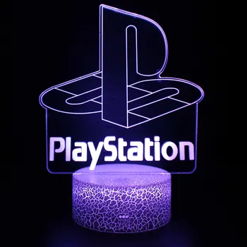 Jogos de Decoração de Quarto de Playstation 5 Luces Habitacion Jogos de Configuração de Chambre da Decoração do DIODO emissor de Luz ao Longo da Lâmpada RGB Gamer Boy Noite de Luz Presente