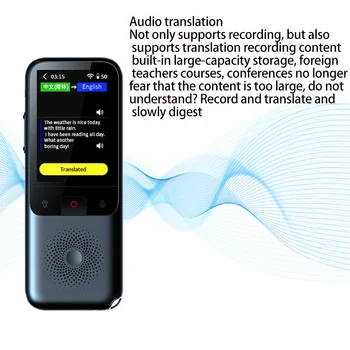 T11 Inteligente de Voz Tradutor Simultâneo de Tradução On-line 138 Línguas wi-FI Tradutor