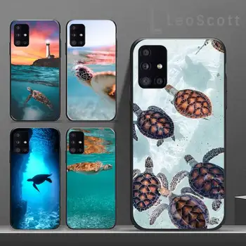 Tartaruga de mar de Telefone Case Para Samsung S6 S7 borda S8 S9 S10 e, além de A10 A50 A70 note8 J7 2017