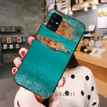 Tartaruga de mar de Telefone Case Para Samsung S6 S7 borda S8 S9 S10 e, além de A10 A50 A70 note8 J7 2017