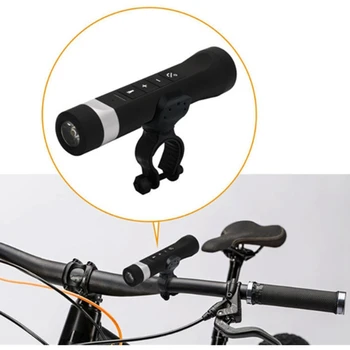 Ao ar livre Lanterna-Falante Bluetooth Andar de Bicicleta do Banco do Poder de Rádio FM para Bicicletas Bicicletas sem Fio de Altifalante altifalante de Graves