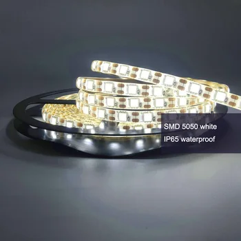 BSOD 5M Luzes Led Strip LED SMD 5050 Chip IP65 Impermeável 300ledsroll DC12V Sinle Cor RGB Fita de Tira Flexível 16.4 ft/roll