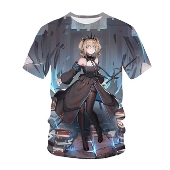 Genshin Impacto 3D Impresso T-Shirt Jogo de Anime Garota Sexy Cosplay Streetwear Homens Mulheres da Moda Oversized T-Shirt Menino Crianças Tees Tops
