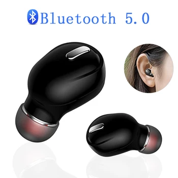 X9 Mini 5.0 Bluetooth Fone de ouvido Sport Gaming Headset com Microfone sem Fio, fones de ouvido mãos livres Estéreo de Fones de ouvido Para Xiaomi Todos os Telefones