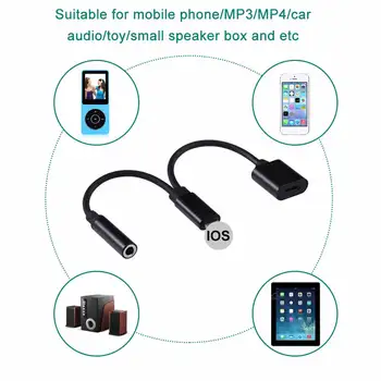 2 em 1 Fone de ouvido Carregador Adaptador Jack 3,5 milímetros de Áudio Jack de Fone de ouvido Linha de Conversor Adaptador para iPhone X 7 8 Acessórios do Telefone