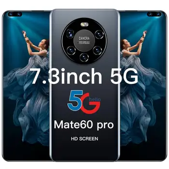 Versão Global HUAWE Mate40 Pro+ Smartphone Tela Cheia Deca Núcleo de 6000mAh 7.3 Polegadas de 12 gb 512 GB 4G LTE 5G de Rede Telemóvel