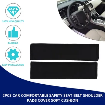 HSC 2Pcs Carro Confortável Assento de Segurança Cinto de Almofadas de Ombro Capa de Almofada Macia Chicote Pad Caminhão Cinta de Cobertura de Acessórios Automotivos