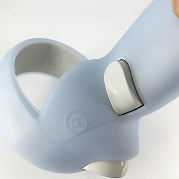 Silicone capa Protetora Caso de capas Kit para Oculus Quest 2 VR Óculos Acessórios