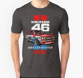 Homens tshirt Datsun 510 BRE Unisex T-Shirt das mulheres T-Shirt tees topo