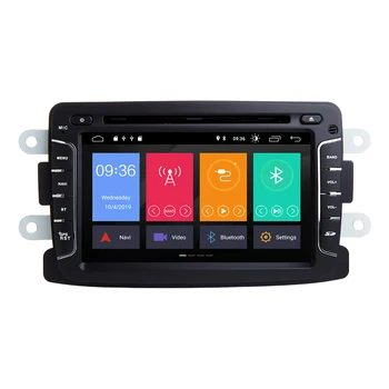 IPS 4GB 1 din Android De 10 Rádio do Carro DVD Para Dacia Lodgy Logan Duster Sandero Renault Captur/Lada/Xray Multimídia GPS de Navegação