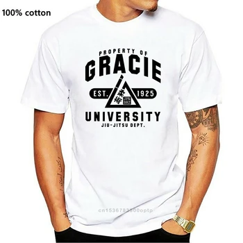 Solta Homens Negros Camisetas Homme Tees Gracie de JIU-jitsu, Camiseta Jiu-Jitsu, Arte Marcial Superior Trens Tee de Impressão de T-Shirt Mens
