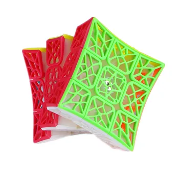 QiYi DNA côncavo 3x3 Stickerless Velocidade Cubo Puzzletoys para crianças meninos DNA 3x3x3 Stickerless Cubo meninos brinquedos