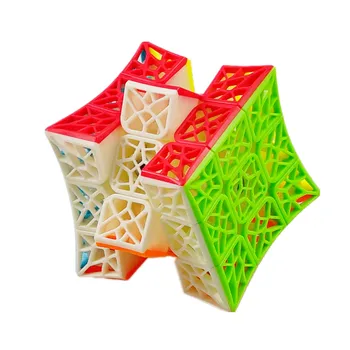 QiYi DNA côncavo 3x3 Stickerless Velocidade Cubo Puzzletoys para crianças meninos DNA 3x3x3 Stickerless Cubo meninos brinquedos