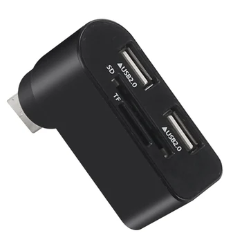 Hubs Usb 2.0 2 portas USB Power Interface com TF Leitor de Cartão SD para NotebookComputer de Acessórios do Portátil USB Hub