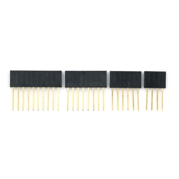 10pcs de 2,54 mm 4/6/8/10 Pin Empilhável Pernas Longas Femal Cabeçalho Para o Arduino Shield