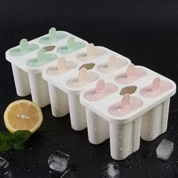 Criativo sorvete Molde Personalidade DIY Palitos de Ferramenta para Tomada de sorvete Artesanal Molde de Cubo de Casa, Comida que faz a Ferramenta de Acessórios