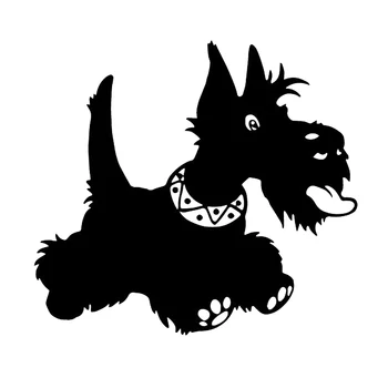 YJZT Cães Bonitos Vinil Interruptor de Parede Autocolante Animais dos desenhos animados de Decalque Crianças de Decoração de Quarto de Arte, Moda S19-0238
