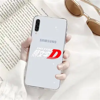 Inicial D Anime AE86 Caso de Telefone Transparente para Samsung s9 s10 s20 Huawei honor P20 P30 P40 xiaomi nota mi 8 9 pro lite plus