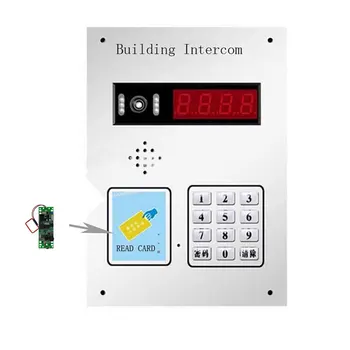 RFID EM/ID Incorporado Controlo de acessos da Porta de intercomunicação de controle de acesso 9-alimentação de 24 v com o 2pcs mãe de cartão de 10pcs em key fob