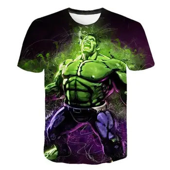 2021 Verão de Novo Hulk 3D camiseta Casual Streetwear Meninos de Meninas, Moda, Homens, Mulheres T-shirt Impresso Quick Dry Top Legal