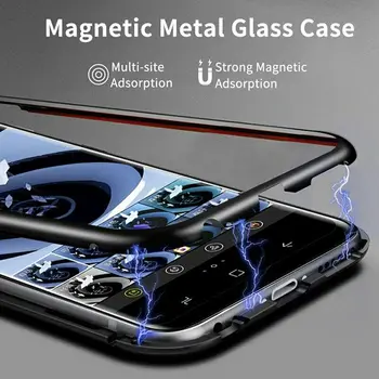 Magnético de Adsorção de Metal Case Para Samsung Galaxy S20 Plus Ultra S20FE Nota 20 Ultra Nota 10, Além da Nota 10 Lite Nota 20