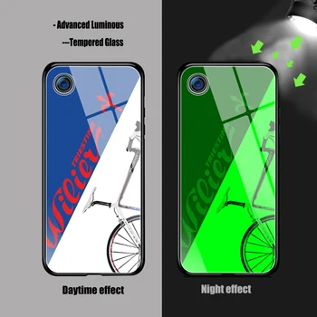 Bicicleta marca Wilier Triestina Casos de Telefone de Brilho Luminoso de Vidro Temperado Para iPhone 11 12Mini Pro XR, XS MÁXIMO de 8 X 7 6S Além de cobrir