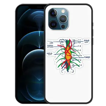 Greys Anatomy Enfermeira Médico Caso Para o iPhone da Apple 12 Pro 11 7 XR X XS Max 8 6 6S Mais SE 2020 5 de 5 anos Coque Preto Macio Capas de Telefone
