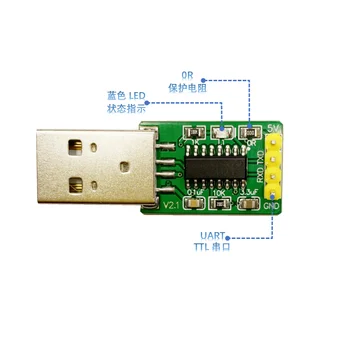 KM3 Analógica Teclado e Mouse de Porta Serial HID USB para Teclado e Mouse Unidade Livre CH552G Módulo