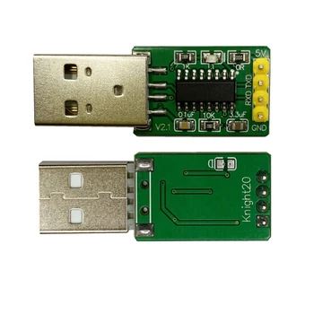 KM3 Analógica Teclado e Mouse de Porta Serial HID USB para Teclado e Mouse Unidade Livre CH552G Módulo
