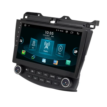 4G 2 din Android de 10 carros Player Multimídia Para o Honda Accord 7 2003-2007 Rádio de Navegação Auto V1AI Controlo de Voz e Bulit-no Carplay