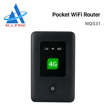 ALLINGE Desbloqueado 150mbps 4g LTE Wireless Router de Bolso Cartão SIM Mini Wifi Hotspot de Partilha de Modem Portátil Bandas B1B3B7B8B20B40