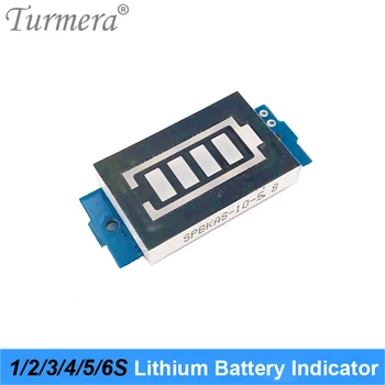 Indicador de bateria 1S 4.2 V 2S 8,4 V 3S 12,6 V 4S DE 16,8 V 5S 21V 6S 25.2 V 24 V Capacidade da Bateria de Lítio Módulo para shurika chave de fenda