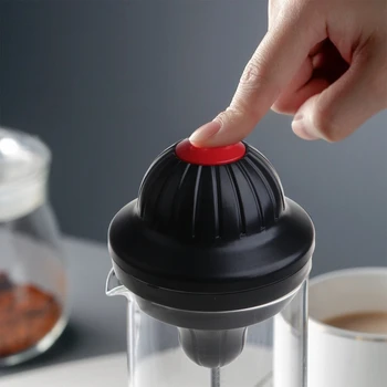 Elétrico De Leite Para Cappuccino Copo De Aço Inoxidável Foamer Mixer Borbulhador De Café Blender