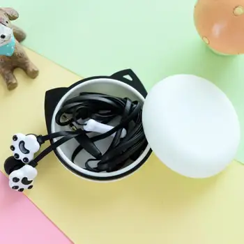 Dos desenhos animados Bonitos Fone de ouvido de 3,5 mm De Ouvido Fone de ouvido com Fio Com Microfone Remoto Urso de Fone de ouvido Para IPhone Samsung Xiaomi Para Crianças de Presente de Menina