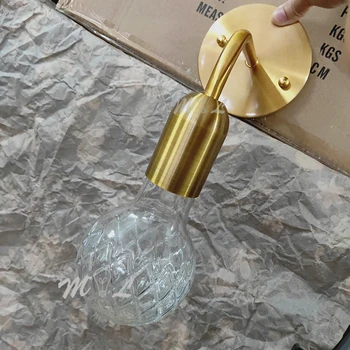 Moderno Lâmpada de Vidro de Parede Dourada+lâmpadas de casa de Banho Lâmpada de Metal Galvanizado G9 Diodo emissor de Arandelas de Parede, Luminárias Iluminado Espelho da Lâmpada