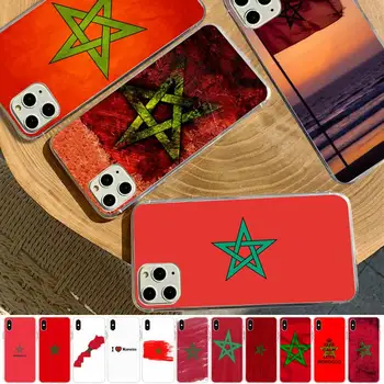 MaiYaCa Marrocos Bandeira Marroquina de Telefone Exclusivo para o iPhone 11 12 pro XS MAX 8 7 6 6S Plus X 5S SE DE 2020 XR caso