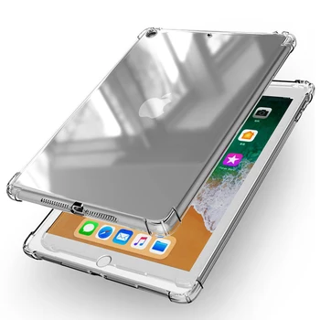 Tablet Case Para Apple iPad 10.2 2019 2020 TPU Para Proteção de Silicone Transparente Tampa Capa Soft Shell Para iPad7 iPad8 10.2
