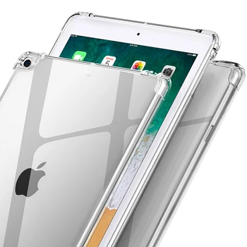 Tablet Case Para Apple iPad 10.2 2019 2020 TPU Para Proteção de Silicone Transparente Tampa Capa Soft Shell Para iPad7 iPad8 10.2
