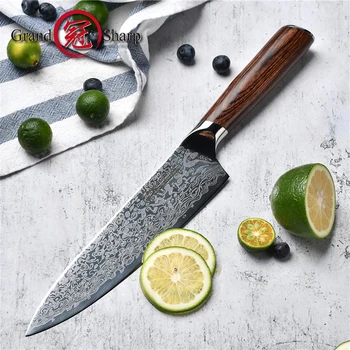 Compre Conjunto de facas de cozinha de aço inoxidável, ferramentas  forjadas, faca de cozinha, tesoura, descascador de cerâmica, fatiador de  chef, faca de presente, estojo