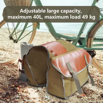 Lona Traseira da Bicicleta suporte de Tronco de Sacos de Mountain Bike Cauda Assento Pannier Pack MTB Bag Pack Acessórios da Bicicleta