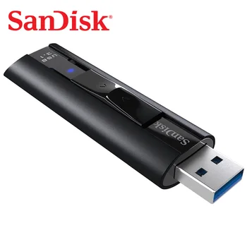 SanDisk MIni Extrema USB Flash Drive 128GB USB 3.1 Pen Drive 64GB Pendrive Memória Stick USB Dispositivo de Armazenamento do Disco de U SDCZ800 CZ800