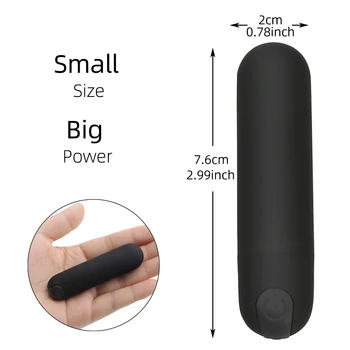Carga USB Mini Poderoso Bullet Vibrador Mulheres Clitóris Estimulador Vaginal, Masturbação, Ponto G Eróticos, Vibradores os Brinquedos Sexuais