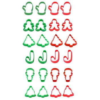 Os Cortadores de Moldes de Natal Bonito a Forma de Biscoito Molde DIY Fondant de Pastelaria, Decoração de Cozimento NORBI 2021 utensílios de Cozinha