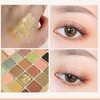 Maffick Sonho, a Utopia de Quarenta Cores Eyeshadow Palette de Alto brilho Glitter Perolado com Brilho Fosco a Sombra de Olho de Pigmento Maquiagem dos Olhos